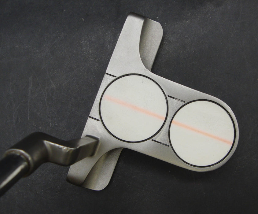 Odyssey White Steel 2 Ball Blade 2 Putter Steel Shaft 87cm Length Psyko Grip*