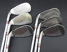 Set of 6 Cobra Baffler 2013 Red 7-SW + GW Stiff Steel Shafts Cobra Grips*