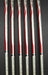 Set of 6x Yonex NanoV Nextage Irons 5-PW Regular Graphite Shafts STM Grips*