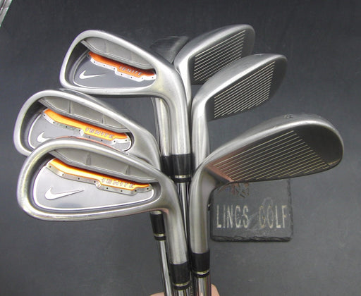 Set of 7x Nike Ignite 4-PW Irons Uniflex Steel Shafts Golf Pride Grips