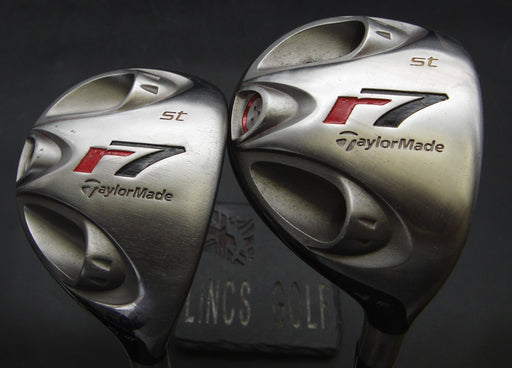 Set of 2 TaylorMade r7 st 4+5 Woods Regular Graphite Shafts Lamkin Grips