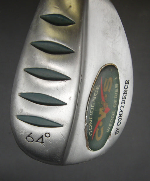 Confidence C.V.S. E-Z 64° Lob Wedge Regular Graphite Shaft with Grip