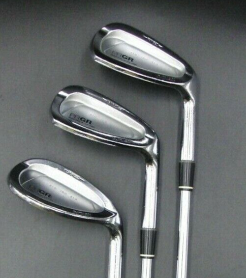 Set of 7 X Japanese PRGR Data 801 Forged Irons 5-SW Stiff Flex Steel Shafts