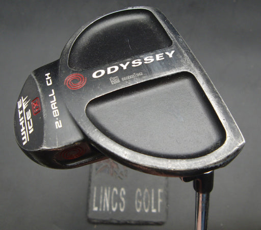 Odyssey White Ice iX 2-Ball CH Putter 86cm Length Steel Shaft Super Stroke Grip*