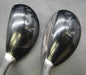 Set of 2 Mizuno CLK FLI-HI 3+4 Hybrids Stiff Steel Shafts GolfPride Grips