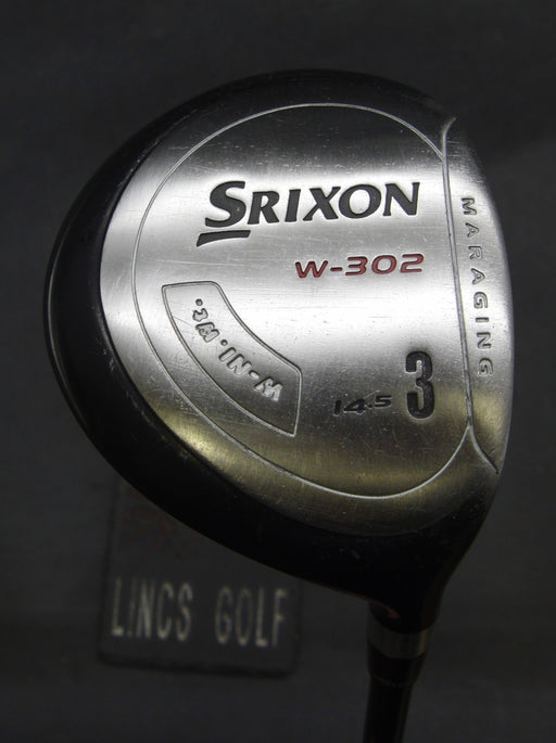 Srixon W-302 14.5° 3 Wood Stiff Graphite Shaft No 1 Grip