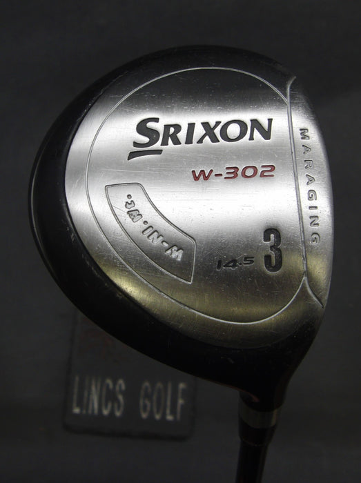 Srixon W-302 14.5° 3 Wood Stiff Graphite Shaft No 1 Grip