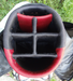 6 Division Cutter & Buck Golf Cart Carry Trolley Golf Clubs Bag*
