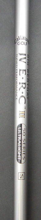 Callaway Big Bertha ERC II Forged 9° Driver Stiff Graphite Shaft Golf Pride Grip
