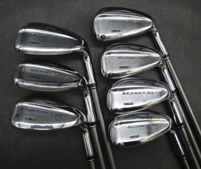 Set of 7x Yamaha Secret 01 Forged Irons 6-SW+AW Regular Graphite Shafts*
