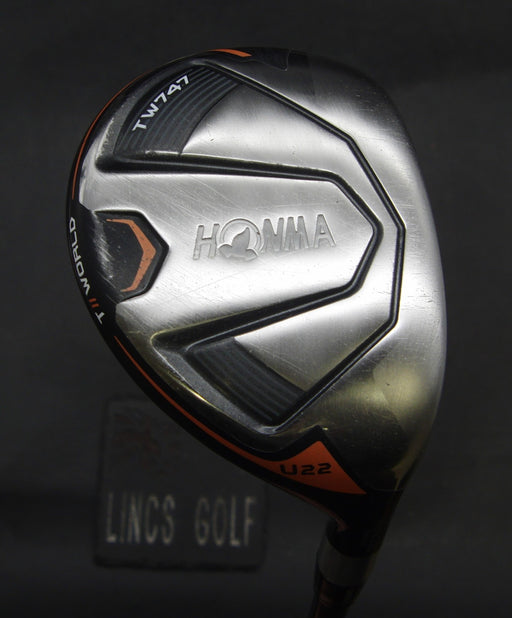 Honma T World TW747 22° 4 Hybrid Regular Graphite Shaft Honma Grip*