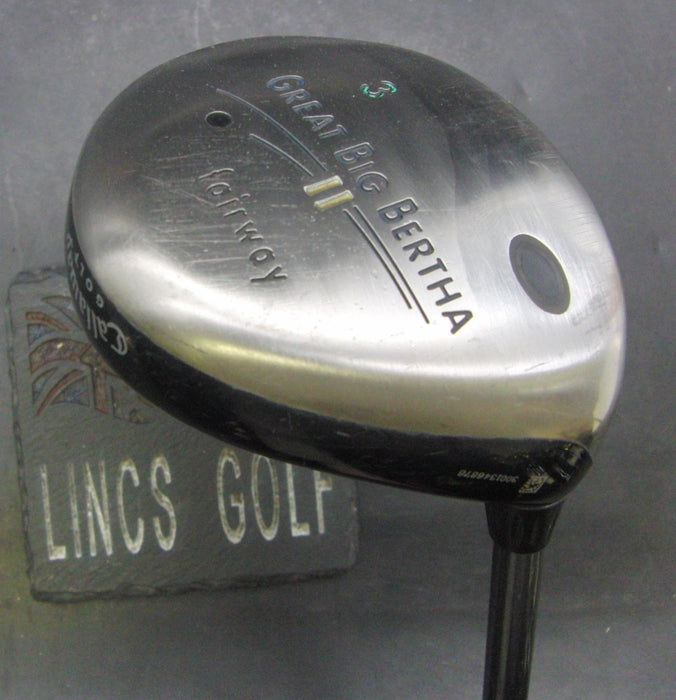Callaway Great Big Bertha II 3 Wood Stiff Graphite Shaft Callaway Grip
