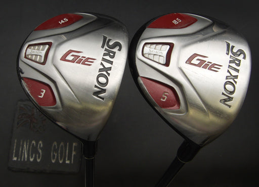 Set of 2 Srixon GiE 14.5° 3 & 18.5° 5 Woods Regular Graphite Shafts*