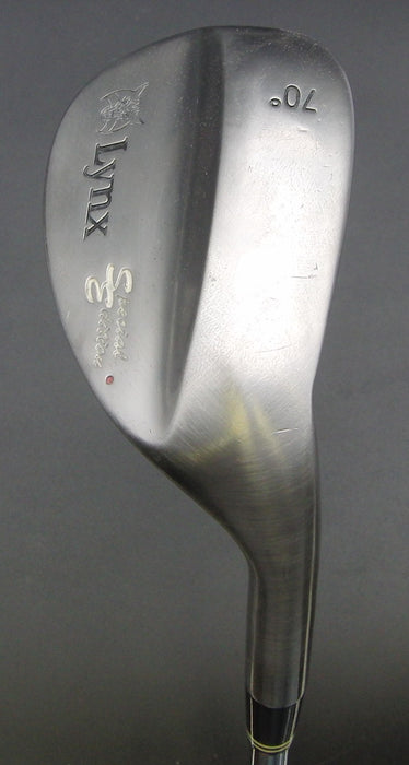 LYNX Special Edition 70° Lob Wedge Stiff Steel Shaft PalMax Grip