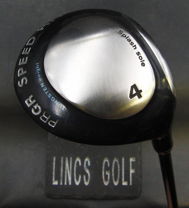 PRGR Speed Hit Splash Sole 4 Wood Stiff Graphite Shaft Golf Pride Grip