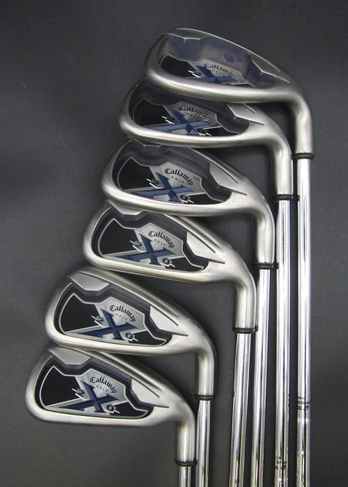 Set of 6x Callaway X20 Irons 5-PW Uniflex Steel Shafts Callaway Grips*