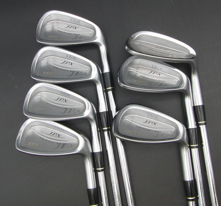 Set of 7 Mizuno JPX E300 5-SW Regular Steel Shafts Mizuno Grips*