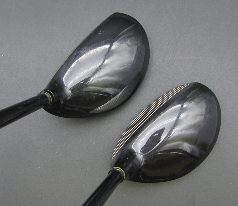 Set of 2 Kasco Power Tornado Super Hyten 3 + 5 Hybrids Regular Graphite Shafts