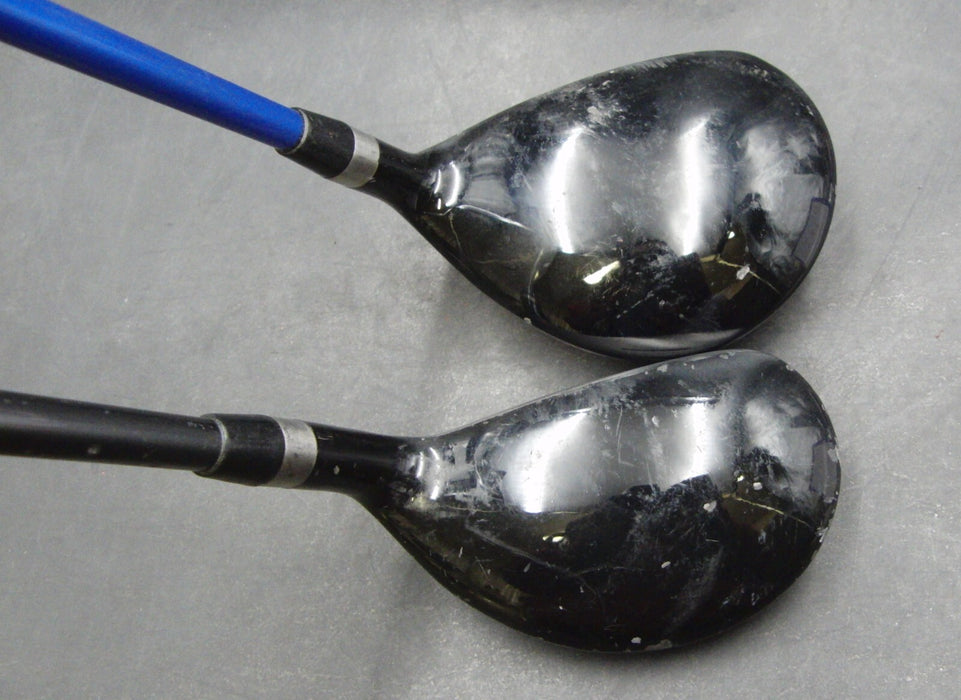Set of 2 Silver T Diamond Steel 15° 3 Wood & 19° 3 Hybrid Regular Graphite