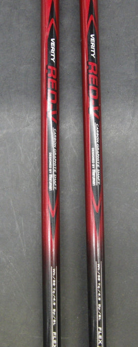 Set of 2 Maruman Verity Red-V 50° Sand + 56° Gap Wedges Regular Graphite Shafts