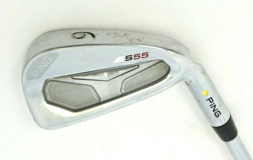 Ping S55 Yellow Dot 6 Iron Project X 6.5 Extra Stiff Steel Shaft Lamkin Grip