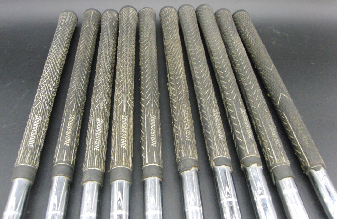Set of 10x Bridgestone Tourstage V3000 3-SW + AW Irons Stiff Steel Shafts