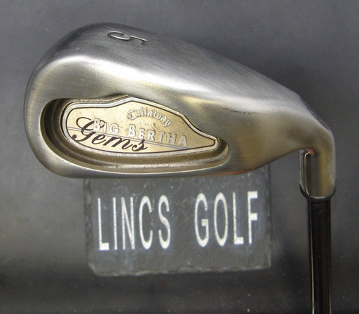 Ladies Callaway Big Bertha Gems 5 Iron Ladies Graphite Shaft Callaway Grip