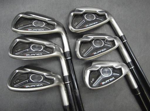 Set of 6 x TaylorMade Burner 1.0 Irons 6-SW Regular Graphite Shafts T/M Grips*