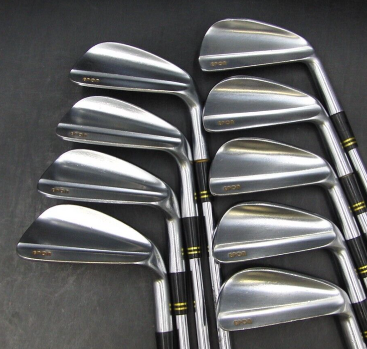 Set of 9 x Epon Irons 3-SW Regular Steel Shafts Mixed Grips