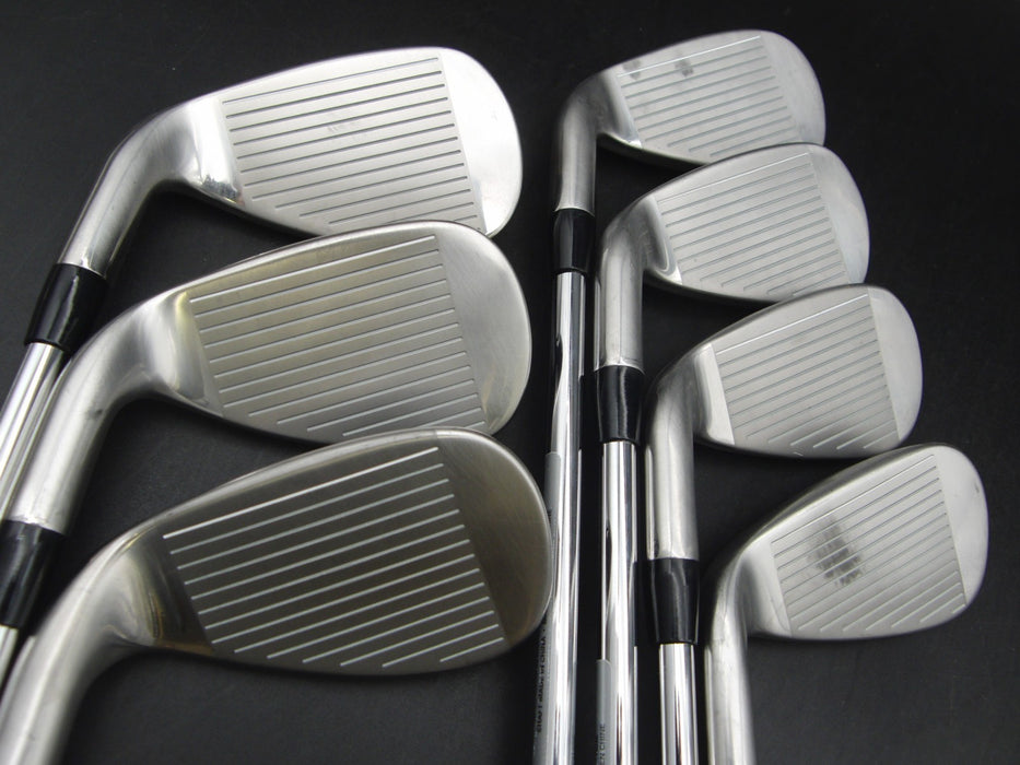 Set of 7x Nike VRS Irons 4-PW Uniflex Steel Shafts Golf Pride Grips