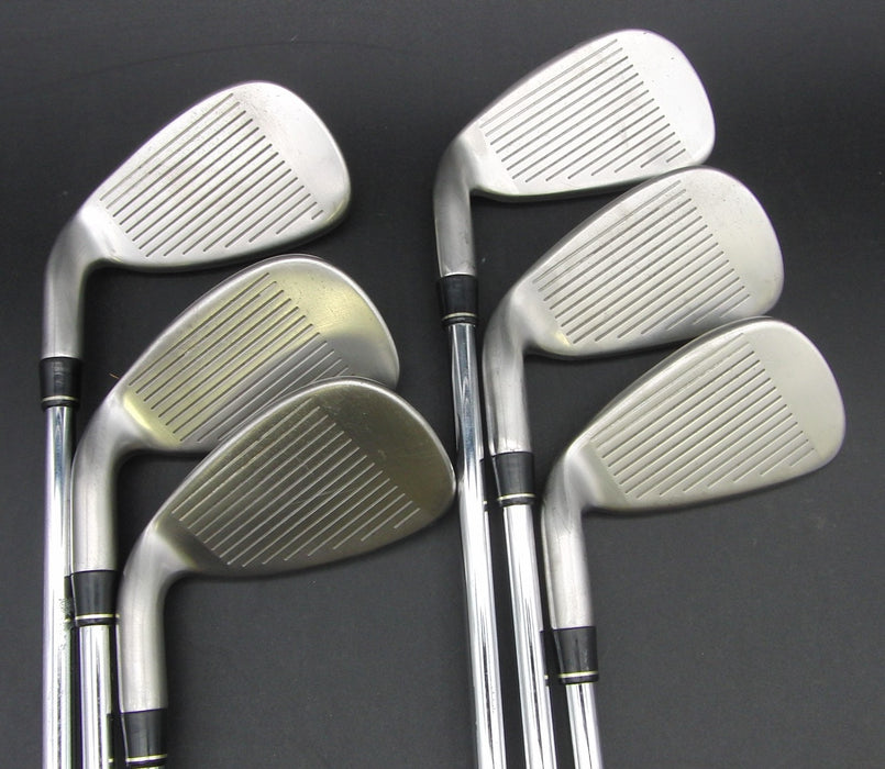 Set of 6x TaylorMade Rac R5 5-PW Irons Stiff Steel Shafts Golf Pride Grips