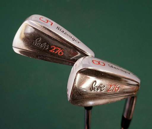 Set of 2 x Slazenger Seve 276 5 & 8 Irons Regular Steel Shaft Slazenger Grip