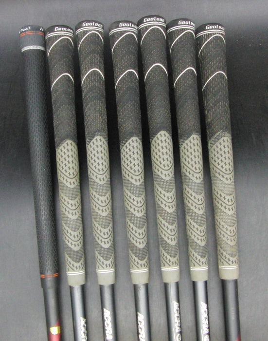 Set of 7x Yonex EZone XPG Irons 5-SW Regular Graphite Shafts GeoLeap Grips*