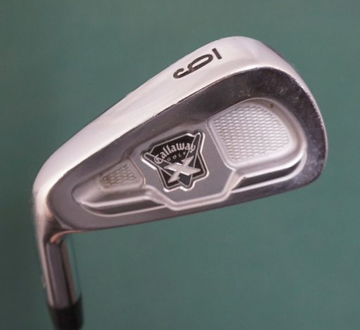 Left-Handed Callaway X Series Forged R 6 Iron Stiff Steel Shaft Golf Pride Grip