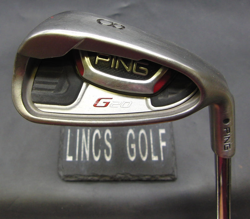 Ping G20 Black Dot 8 Iron Stiff Steel Shaft Iomic Grip