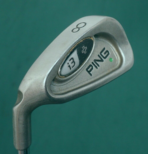 Left-Handed Ping i3+ Green Dot 8 Iron Regular Steel Shaft Ping Grip