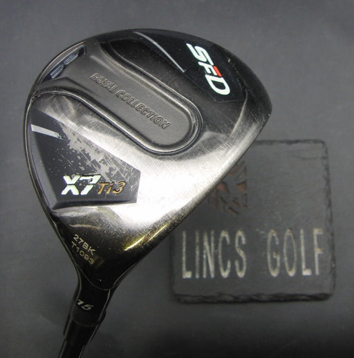 Royal Collection SFD 15° 3 Wood Stiff Graphite Shaft Benross Grip