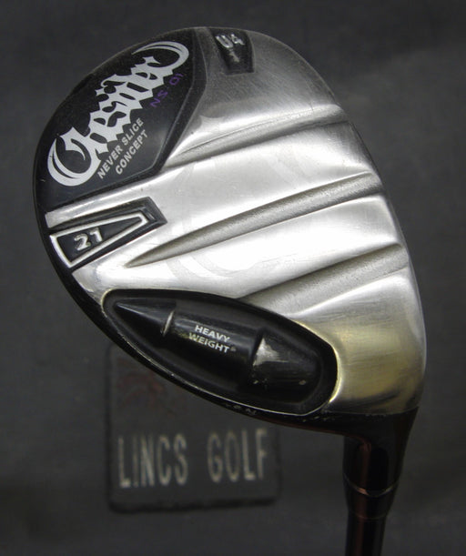 Tsuruya Onesider NS-01 21° 4 Hybrid Stiff Graphite Shaft Golf Pride Grip