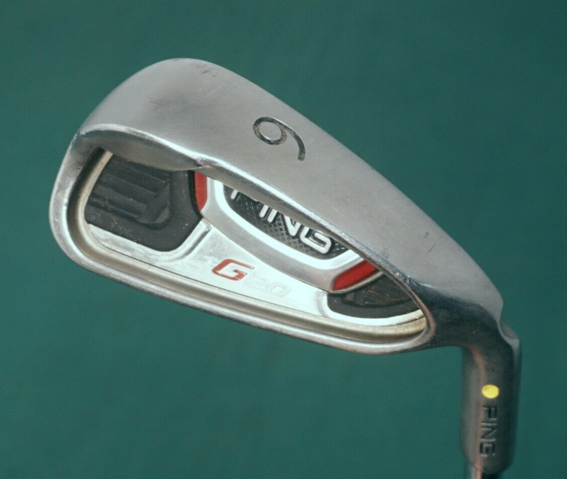 Ping G20 Yellow Dot 6 Iron Stiff Steel Shaft Ping Grip