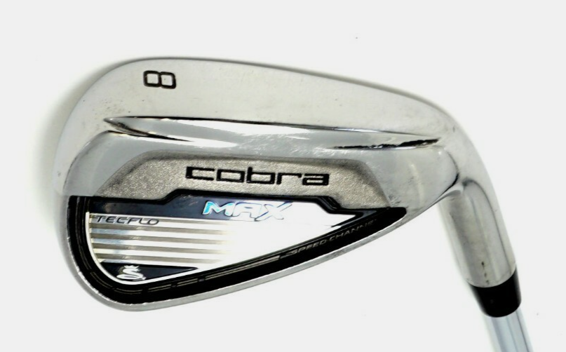 Cobra Max Tecflo 8 Iron Cobra Max Regular Steel Shaft Lamkin Grip