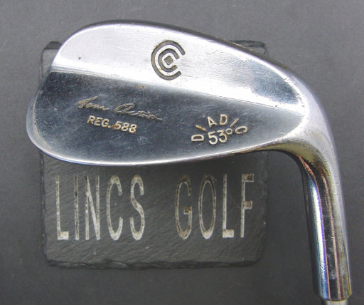 Cleveland Tour Action Reg588 53° Gap Wedge Stiff Steel Shaft Golf Pride Grip