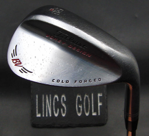 Titleist Vokey Design Cold Forged 58° Sand Wedge Stiff Steel Shaft Black Grip