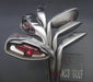 Set of 6 Cobra Baffler 2013 Red 7-SW + GW Stiff Steel Shafts Cobra Grips*