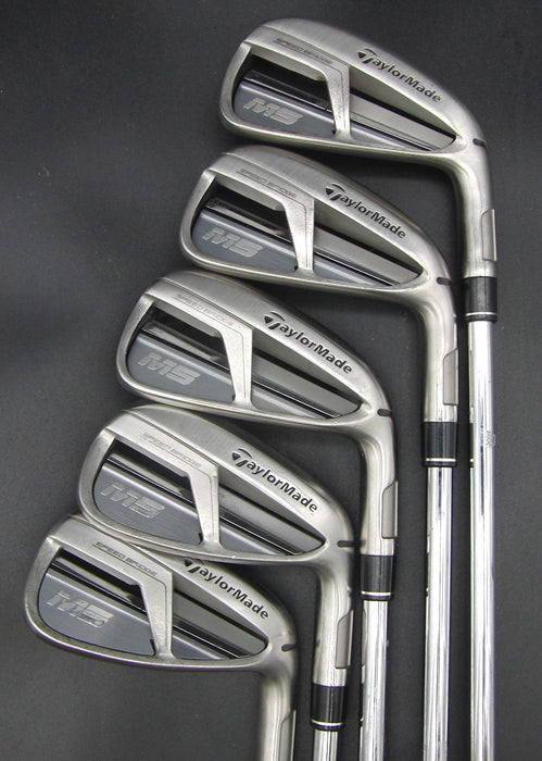 Set of 5x TaylorMade M5 Irons 5-9 Stiff Steel Shafts TaylorMade Grips*