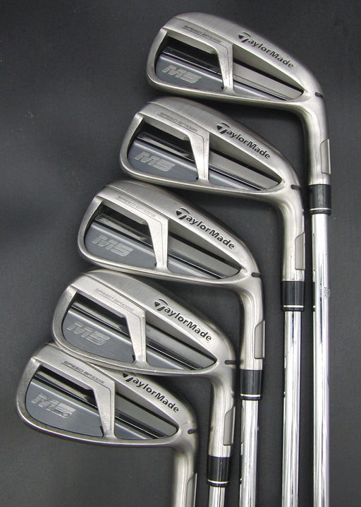 Set of 5x TaylorMade M5 Irons 5-9 Stiff Steel Shafts TaylorMade Grips*