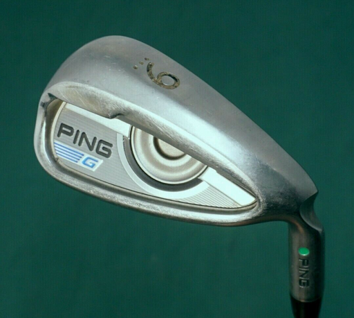Ping G Series Green Dot 9 Iron Regular Graphite Shaft Golf Pride Grip