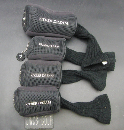Set of 4 Cyber Dream Driver + Woods Head Covers