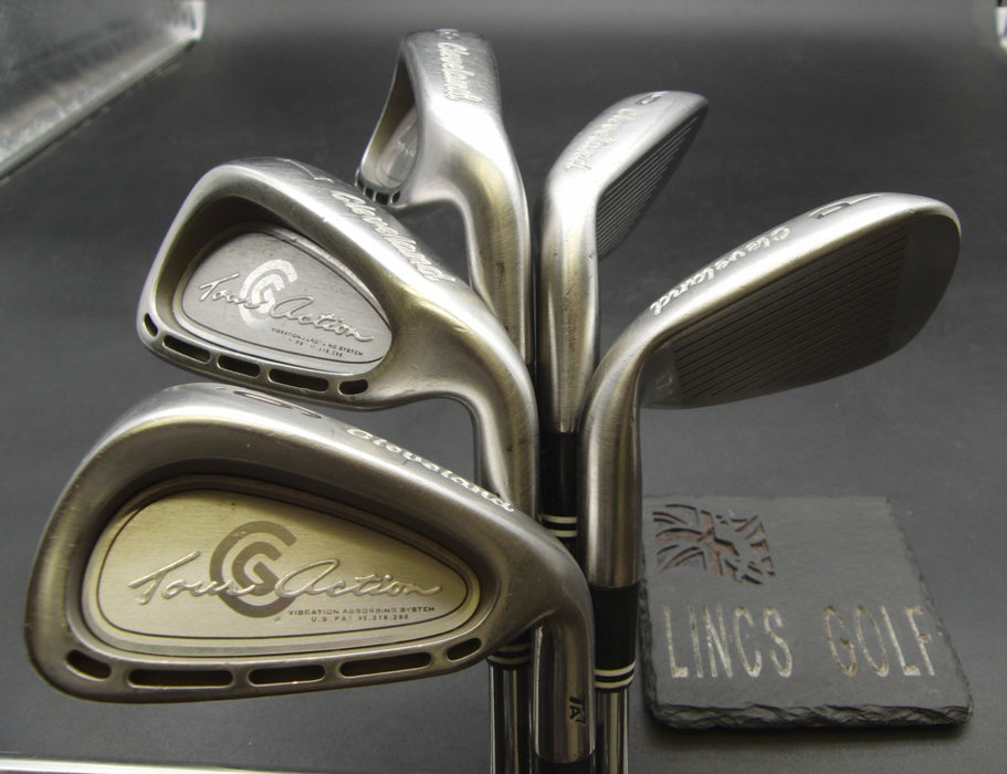 Set of 5x Cleveland Tour Action TA7 Irons 6-PW Regular Steel Shafts Iomic Grips