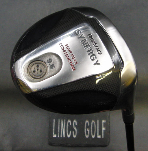 Bridgestone Tour Stage Synergy 9.5° Driver Stiff Graphite Shaft Royal Grip