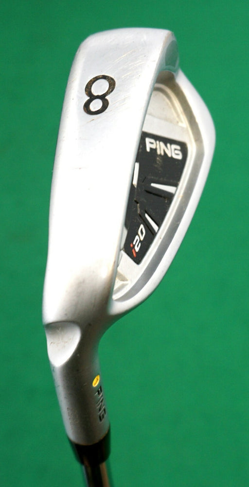 Left Handed Ping i20 Yellow Dot 8 Iron Ping CFS Regular Steel Shaft Ping Grip